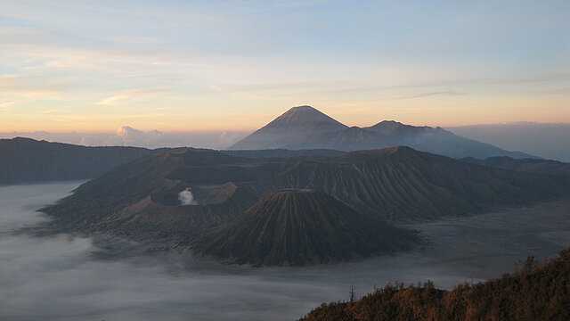 Auf dem Weg zum Vulkan Bromo auf Java. Foto: Katrin Hilker