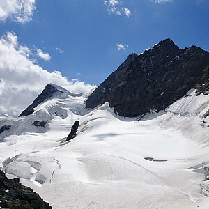reise trends Schweiz Berner Oberland Jungfrauchjoch Blick auf Wetterhorn Foto: Rüdiger Berger