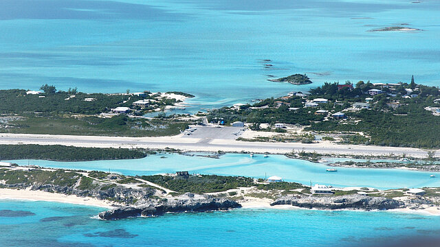 reise trends Bahamas Anflug auf Staniel Cay Foto: Rüdiger Berger