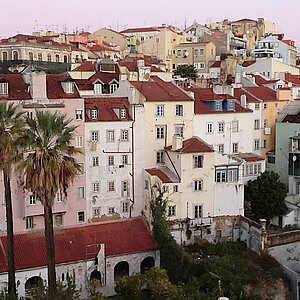 reise trends Portugal Lissabon Alfama vor dem Sonnenuntergang Foto: Rüdiger Berger