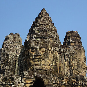 Der Bayon Tempel innerhalb der Tempelanlage Angkor Wat in Kambodscha. Foto: Rüdiger Berger
