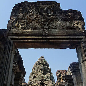 Der Bayon Tempel innerhalb der Tempelanlage Angkor Wat in Kambodscha. Foto: Rüdiger Berger