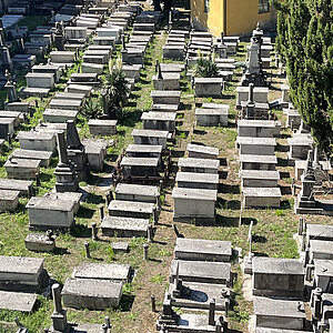 reise trends Italien Toskana Pisa Jüdischer Friedhof an der Stadtmauer Foto: Rüdiger Berger