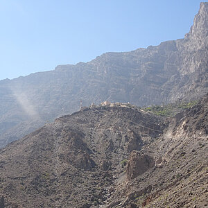 Auf dem Weg zur Oase Wakan Village im Oman. Foto: Rüdiger Berger