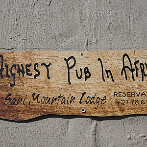 Highest Pub in Africa. Foto: Rüdiger Berger